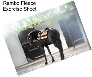 Rambo Fleece Exercise Sheet