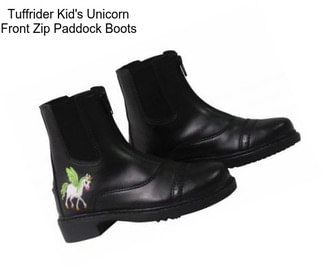 Tuffrider Kid\'s Unicorn Front Zip Paddock Boots