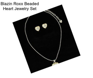 Blazin Roxx Beaded Heart Jewelry Set