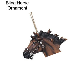 Bling Horse Ornament