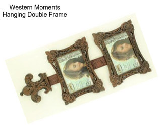 Western Moments Hanging Double Frame