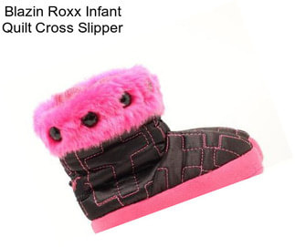 Blazin Roxx Infant Quilt Cross Slipper