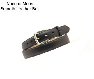 Nocona Mens Smooth Leather Belt