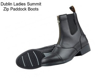 Dublin Ladies Summit Zip Paddock Boots