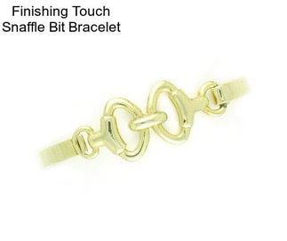 Finishing Touch Snaffle Bit Bracelet