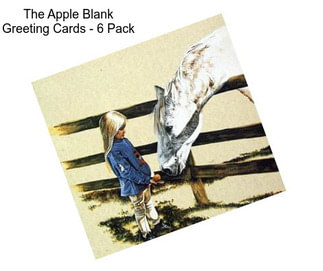 The Apple Blank Greeting Cards - 6 Pack