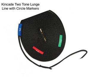 Kincade Two Tone Lunge Line with Circle Markers