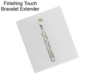 Finishing Touch Bracelet Extender