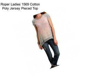 Roper Ladies 1569 Cotton Poly Jersey Pieced Top