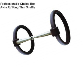 Professional\'s Choice Bob Avila AV Ring Thin Snaffle