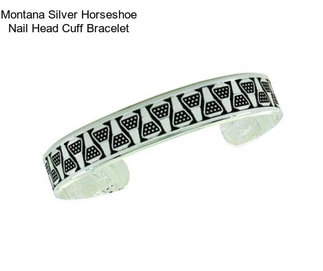 Montana Silver Horseshoe Nail Head Cuff Bracelet