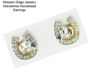 Western Edge Jewelry Horseshoe Horsehead Earrings