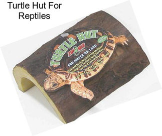 Turtle Hut For Reptiles