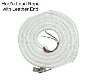 HorZe Lead Rope with Leather End