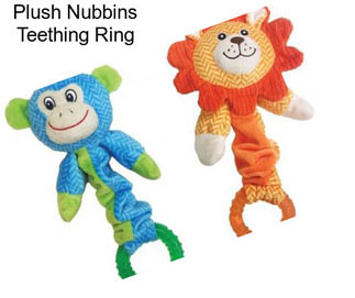 Plush Nubbins Teething Ring