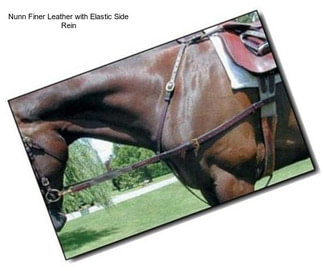 Nunn Finer Leather with Elastic Side Rein