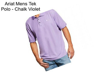 Ariat Mens Tek Polo - Chalk Violet