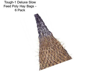 Tough-1 Deluxe Slow Feed Poly Hay Bags - 6 Pack