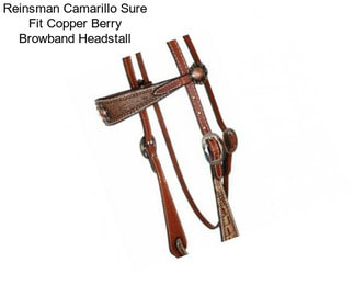 Reinsman Camarillo Sure Fit Copper Berry Browband Headstall