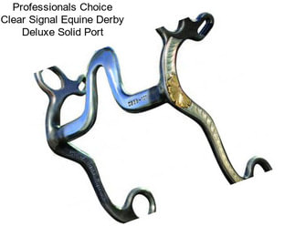 Professionals Choice Clear Signal Equine Derby Deluxe Solid Port