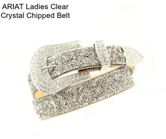 ARIAT Ladies Clear Crystal Chipped Belt