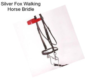 Silver Fox Walking Horse Bridle