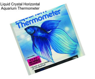 Liquid Crystal Horizontal Aquarium Thermometer
