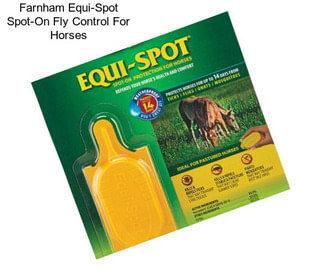 Farnham Equi-Spot Spot-On Fly Control For Horses