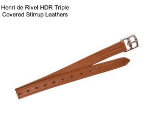 Henri de Rivel HDR Triple Covered Stirrup Leathers