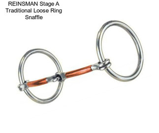 REINSMAN Stage A Traditional Loose Ring Snaffle