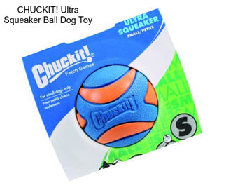 CHUCKIT! Ultra Squeaker Ball Dog Toy