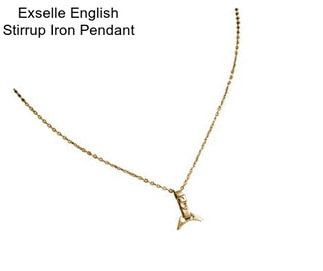 Exselle English Stirrup Iron Pendant