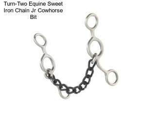 Turn-Two Equine Sweet Iron Chain Jr Cowhorse Bit