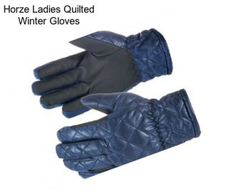 Horze Ladies Quilted Winter Gloves