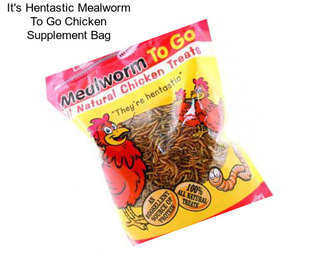 It\'s Hentastic Mealworm To Go Chicken Supplement Bag