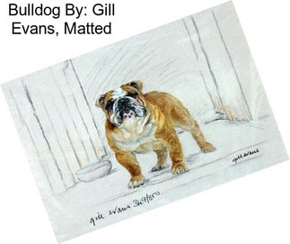 Bulldog By: Gill Evans, Matted