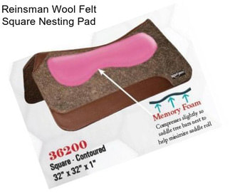 Reinsman Wool Felt Square Nesting Pad