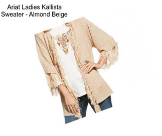 Ariat Ladies Kallista Sweater - Almond Beige