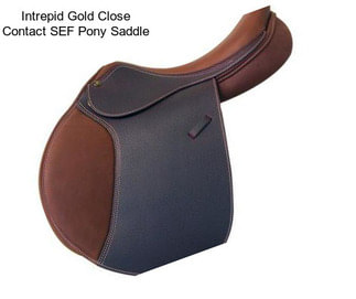 Intrepid Gold Close Contact SEF Pony Saddle