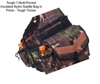 Tough-1 Multi-Pocket Insulated Nylon Saddle Bag in Prints - Tough Timber