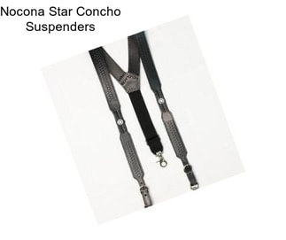 Nocona Star Concho Suspenders