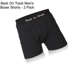 Back On Track Men\'s Boxer Shorts - 2 Pack