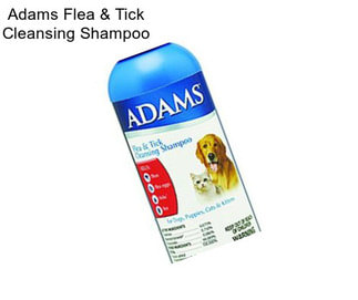 Adams Flea & Tick Cleansing Shampoo