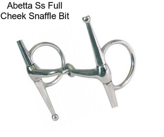 Abetta Ss Full Cheek Snaffle Bit