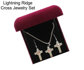 Lightning Ridge Cross Jewelry Set