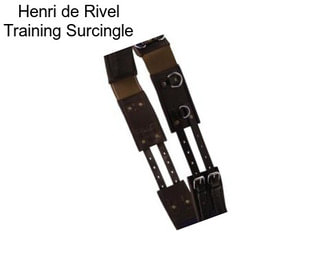 Henri de Rivel Training Surcingle