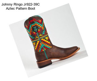 Johnny Ringo Jr922-39C Aztec Pattern Boot