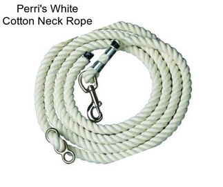 Perri\'s White Cotton Neck Rope