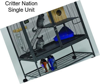 Critter Nation Single Unit