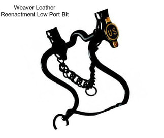 Weaver Leather Reenactment Low Port Bit